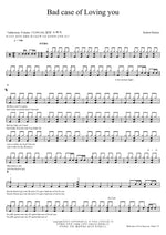 Bad case of Loving you Robert Palmer Full Drum Transcription / Drum Sheet Music COPYDRUM