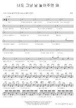 You Can Just Let Me Go Too (너도 그냥 날 놓아주면 돼) Yoon Gun (윤건) Full Drum Transcription / Drum Sheet Music COPYDRUM