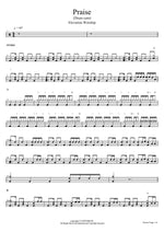Praise (Drum Cam) Elevation Worship Full Drum Transcription / Drum Sheet Music COPYDRUM