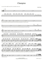Champion (Live) (feat. Dante Bowe) Bethel Music Full Drum Transcription / Drum Sheet Music COPYDRUM