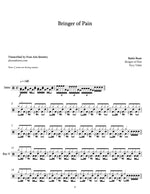 Bringer of Pain Battle Beast Full Drum Transcription / Drum Sheet Music Jaslow Drum Sheets