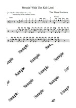 Messin' with the Kid (Live) The Blues Brothers Full Drum Transcription / Drum Sheet Music KiwiDrums