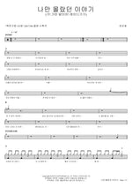 The Story Only I Didn't Know (나만 몰랐던 이야기) Han Sun Hwa (한선화) Full Drum Transcription / Drum Sheet Music COPYDRUM