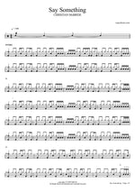 Say Something - Christian McBride drum sheet music