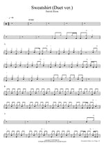 Sweatshirt (Duet ver. with EJEAN) Patrick Hizon Full Drum Transcription / Drum Sheet Music COPYDRUM