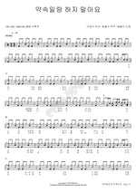 Don't Make Promises (약속일랑 하지 말아요) Bae Chul Soo (배철수) Full Drum Transcription / Drum Sheet Music COPYDRUM