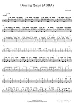 Dancing Queen (ABBA) Steve Gadd Full Drum Transcription / Drum Sheet Music COPYDRUM