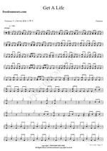Get A Life Firehouse Full Drum Transcription / Drum Sheet Music COPYDRUM