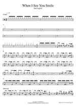 When I See You Smile Bad English Full Drum Transcription / Drum Sheet Music COPYDRUM