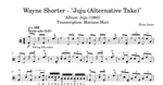 Juju (Alternate Take) Wayne Shorter Selection Drum Transcription / Drum Sheet Music Stick & Soul Jazz Drums Insights