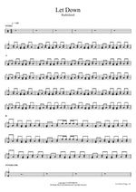 Let Down Radiohead Full Drum Transcription / Drum Sheet Music COPYDRUM