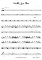Stand by Your Man - Carla Bruni drum sheet music