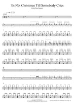 It's Not Christmas Till Somebody Cries - Carly Rae Jepsen drum sheet music