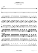 Last Christmas - Carly Rae Jepsen drum sheet music