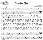 Preacher Man Lynyrd Skynyrd Full Drum Transcription / Drum Sheet Music DrumSetSheetMusic.com