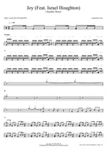 Joy (feat. Israel Houghton) - Chandler Moore drum sheet music