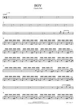 Boy - Charlie Puth drum sheet music