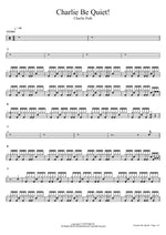 Charlie Be Quiet! - Charlie Puth drum sheet music