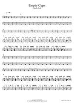 Empty Cups - Charlie Puth drum sheet music
