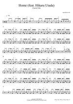 Home (feat. Hikaru Utada 宇多田ヒカル) - Charlie Puth drum sheet music