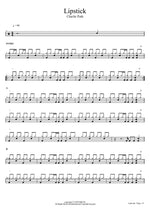 Lipstick - Charlie Puth drum sheet music