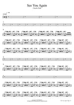 See You Again (feat. Charlie Puth) - Wiz Khalifa drum sheet music