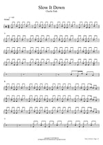 Slow It Down - Charlie Puth drum sheet music