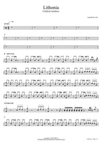 Lithonia - Childish Gambino drum sheet music