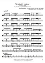 Terminally Unique Lamb of God Full Drum Transcription / Drum Sheet Music Realsongbook