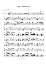 Layla - Eric Clapton drum sheet music
