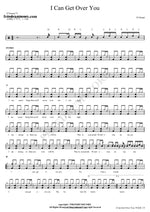 I Can Get Over You D'Sound Full Drum Transcription / Drum Sheet Music COPYDRUM