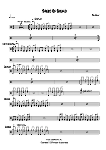 Speed of Sound - Coldplay - Full Drum Transcription / Drum Sheet Music - AriaMus.com