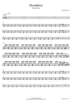 Overdrive - Conan Gray drum sheet music