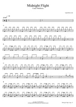 Midnight Flight - Conor Matthews drum sheet music