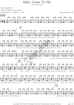 Baby, Come to Me (with James Ingram) Patti Austin Full Drum Transcription / Drum Sheet Music COPYDRUM