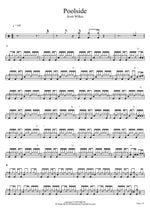 Poolside Scott Wilkie Full Drum Transcription / Drum Sheet Music COPYDRUM