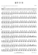 Don’t Cry (울면 안 돼) BTOB (비투비) Full Drum Transcription / Drum Sheet Music COPYDRUM