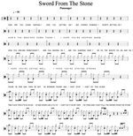 Sword from the Stone Passenger Full Drum Transcription / Drum Sheet Music Cyril Mayer