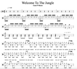 Welcome to the Jungle Guns N' Roses Full Drum Transcription / Drum Sheet Music Cyril Mayer