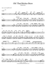 Oh! That Bitches Brew Philip Sayce Full Drum Transcription / Drum Sheet Music COPYDRUM