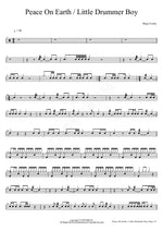 Peace on Earth / Little Drummer Boy David Bowie and Bing Crosby Full Drum Transcription / Drum Sheet Music COPYDRUM