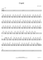 Cupid FIFTY FIFTY Full Drum Transcription / Drum Sheet Music COPYDRUM