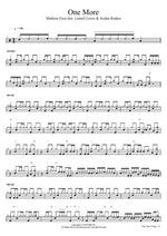 One More Mathieu Fiset feat. Larnell Lewis & Jordan Rudess Full Drum Transcription / Drum Sheet Music COPYDRUM