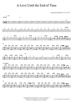 A Love Until the End of Time Placido Domingo Full Drum Transcription / Drum Sheet Music COPYDRUM