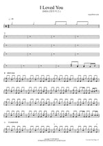 I Loved You - DAY6 (데이식스) drum sheet music