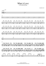 What a Love - Doyoung (도영) drum sheet music
