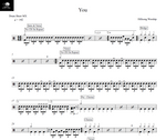 You Hillsong Worship Full Drum Transcription / Drum Sheet Music Drum Sheet MX