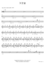 Lie (거짓말) Buzz (버즈) Full Drum Transcription / Drum Sheet Music COPYDRUM