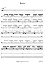 Roses Finn Askew Full Drum Transcription / Drum Sheet Music COPYDRUM