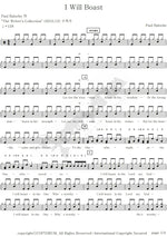 I Will Boast Paul Baloche Full Drum Transcription / Drum Sheet Music COPYDRUM
